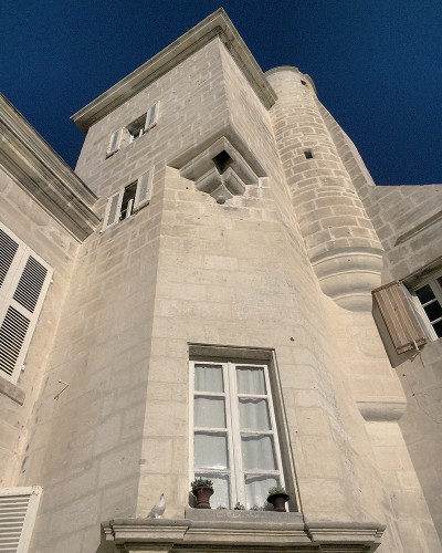 Façade intérieure de l'Hôtel particulier de Javrezac