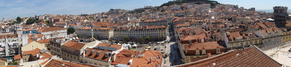 Vue sur Lisbonne depuis la caserne de la GNR - blog Bar a? Voyages