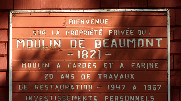 Le Moulin de Beaumont - Québec