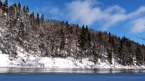 Parc naturel de la Jacques Cartier : c'est aussi beau en hiver ! Québec