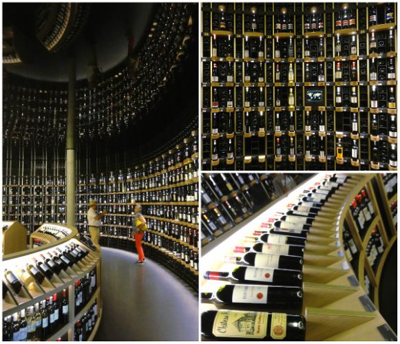 La cave de la Cité du Vin Bordeaux - blog Bar à Voyages