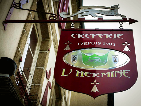 L'Hermine, temple de la galette et de la crêpe bretonne à Morlaix