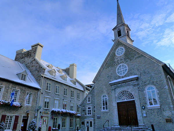Le vieux Québec dans ses habits d'hiver ©Franck/Le Bar à Voyages