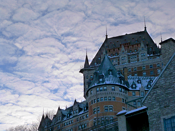Le célèbre Château Frontenac, hôtel le plus photographié au monde ! ©Franck/Le Bar à Voyages
